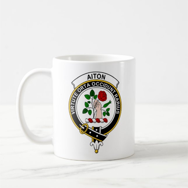 Caneca de Café Tartã Aiton - tamanho 11oz (Esquerda)