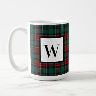 Caneca De Café Tartan Caçador Florestal