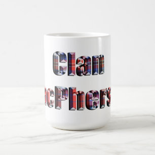 Caneca De Café Tartan Clan Macpherson Name,