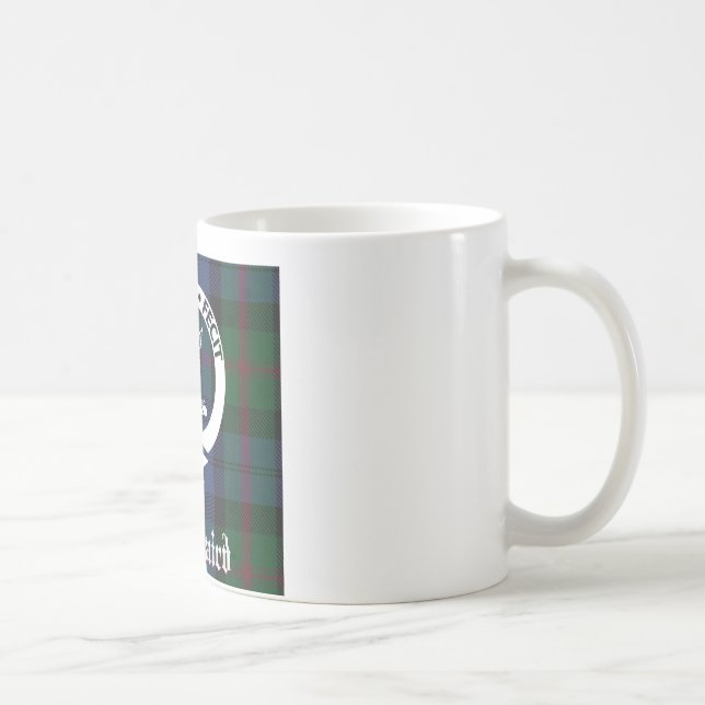 Caneca De Café Tartan do Brasão do Clã Baird (Direita)