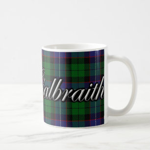 Caneca De Café Tartan do clássico de Galbraith do clã