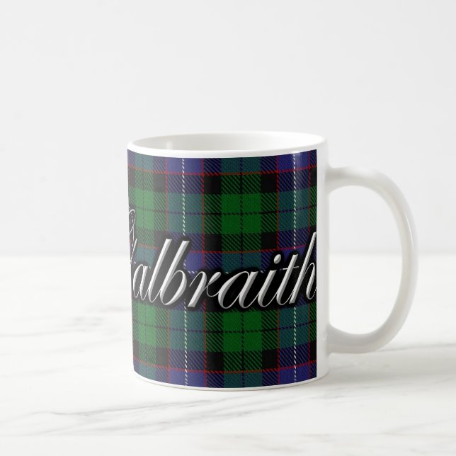 Caneca De Café Tartan do clássico de Galbraith do clã (Direita)