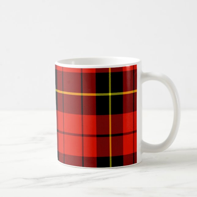 Caneca De Café Tartan do Scottish de Wallace (Direita)