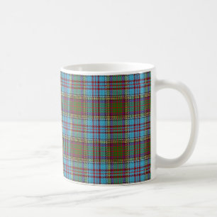 Caneca De Café Tartan escocês de Anderson do clã
