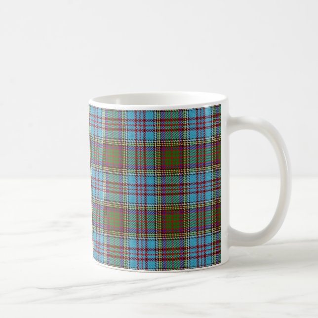Caneca De Café Tartan escocês de Anderson do clã (Direita)