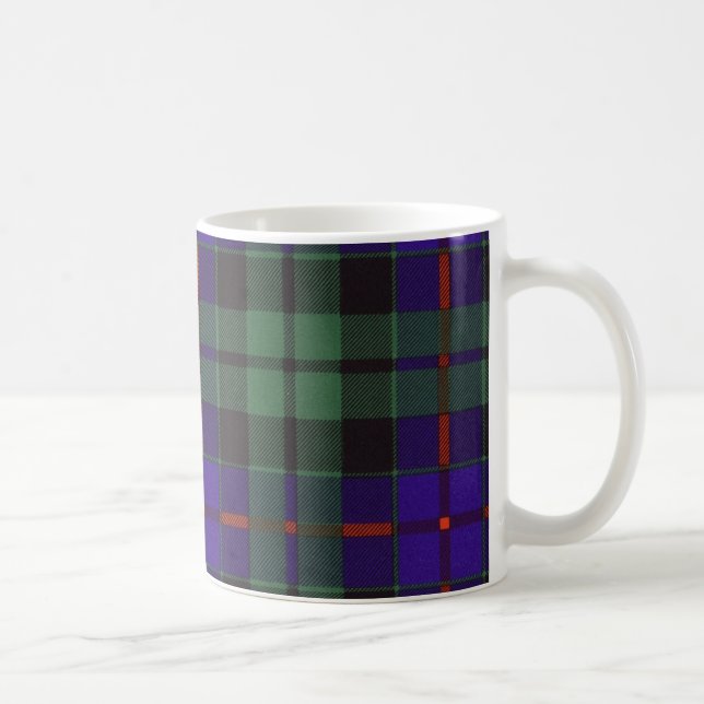 Caneca De Café Tartan escocês real - Morrison (Direita)
