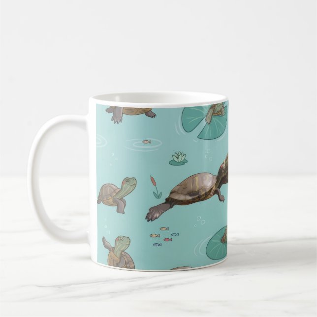 Caneca De Café Tartaruga (Esquerda)