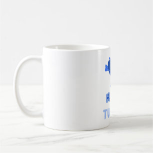 Caneca De Café Tartaruga Azul Meio Ambiente Terra Salve Nosso Pla