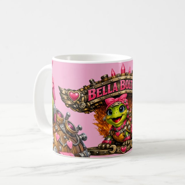 Caneca De Café Tartaruga Bella Boltina (Frente Esquerda)