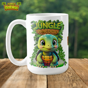 Caneca De Café Tartaruga Cúbica Tortura Whimsical 🐢