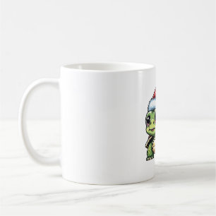 Caneca De Café Tartaruga de Natal