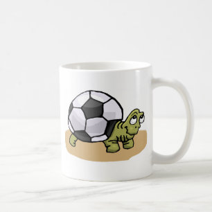 Caneca De Café Tartaruga do futebol