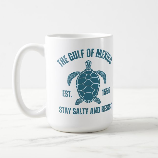 Caneca De Café Tartaruga do Golfo do México (Esquerda)