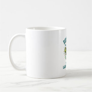 Caneca De Café Tartaruga Engraçada Falando Consigo Mesmo Camisa V