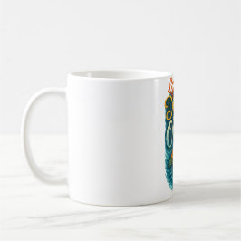 Caneca De Café Tartaruga Marinha e Arte de Coral