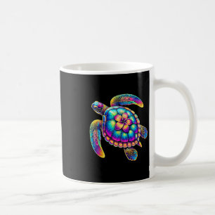Caneca De Café Tartaruga Marinha Havaiana Férias Coloridas no Hav