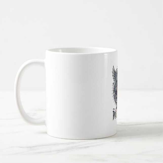 Caneca De Café Tartaruga Marinha Patriota (Esquerda)