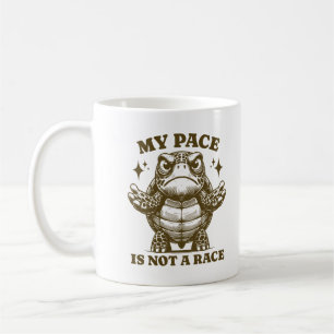 Caneca De Café Tartaruga, Meu Pace Não É Um Animal Engraçado.