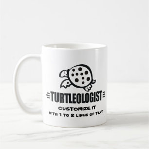 Caneca De Café Tartaruga Personalizada Engraçada
