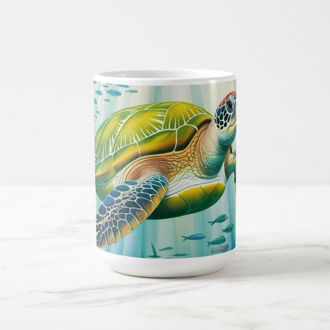 Caneca De Café Tartaruga Pintada (Centro)