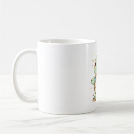 Caneca De Café Tartaruga Viajante de Aventura Fofa Design Kawaii