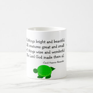 Caneca De Café Tartarugas com Citação Inspiradora