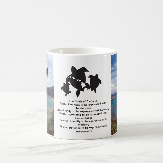 Caneca De Café Tartarugas do Havaí (Centro)