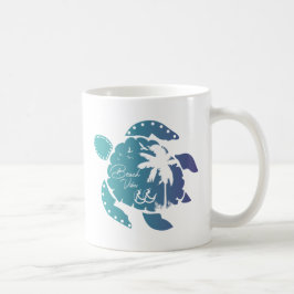 Caneca De Café Tartarugas Marinhas Aninhando