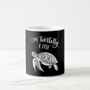 Caneca De Café Tartarugas marinhas Oceano Sealife Animal Dotado I