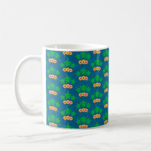 Caneca De Café Tartarugas Verdes Tribais do Mar Honu Havaiano