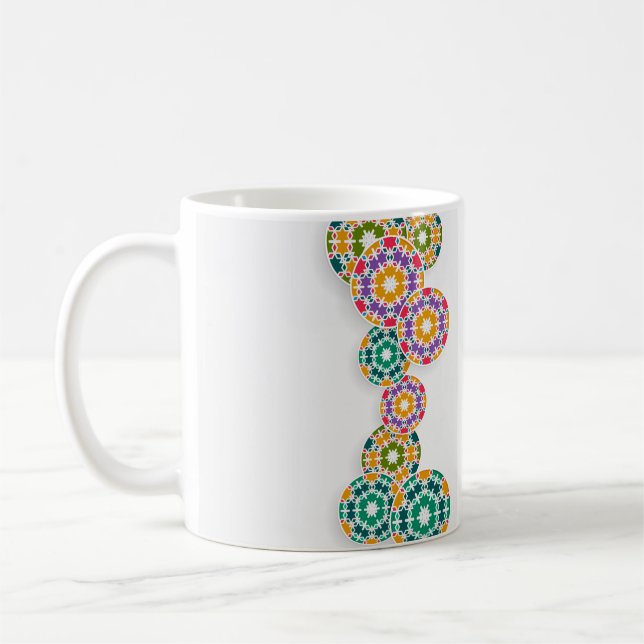 Caneca De Café tasse avec avec l'artisanat marocain (Esquerda)