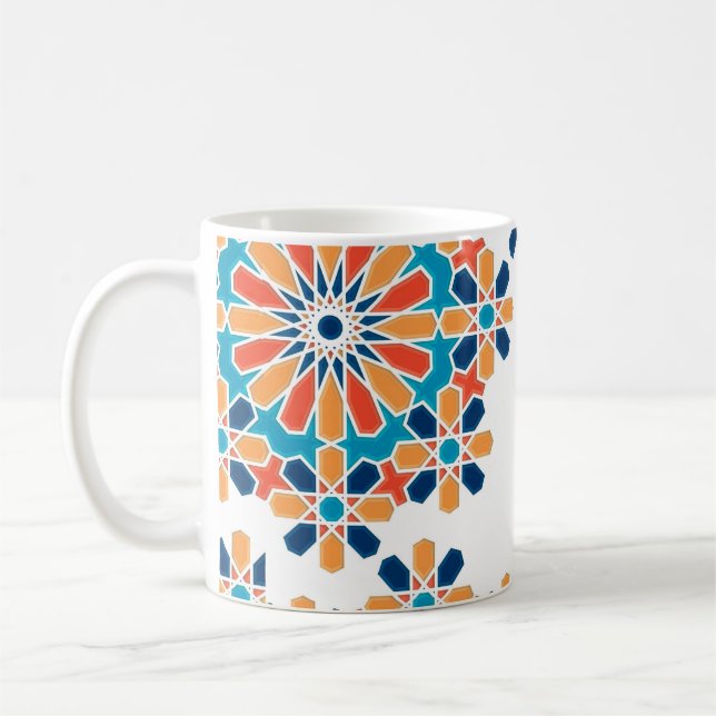 Caneca De Café tasse avec avec l'artisanat marocain (Esquerda)