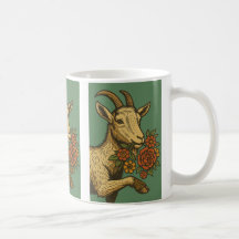 Tasse chèvre campagne fun