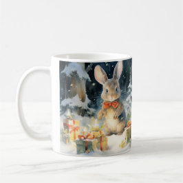 Caneca De Café Tasse de Noël illustrée de jolis lapins