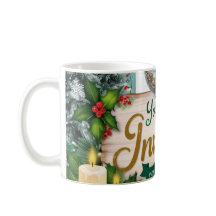 Tasse de Noël "You're Invited"