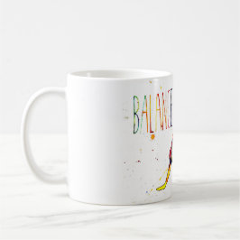 Caneca De Café Tasse im Yoga-Aquarell-Design
