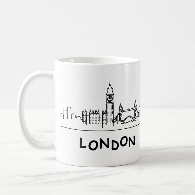 Caneca De Café Tasse Londres (Esquerda)