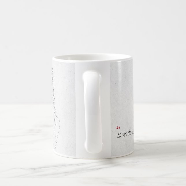 Caneca De Café Tasse minimaliste citation (Alça)