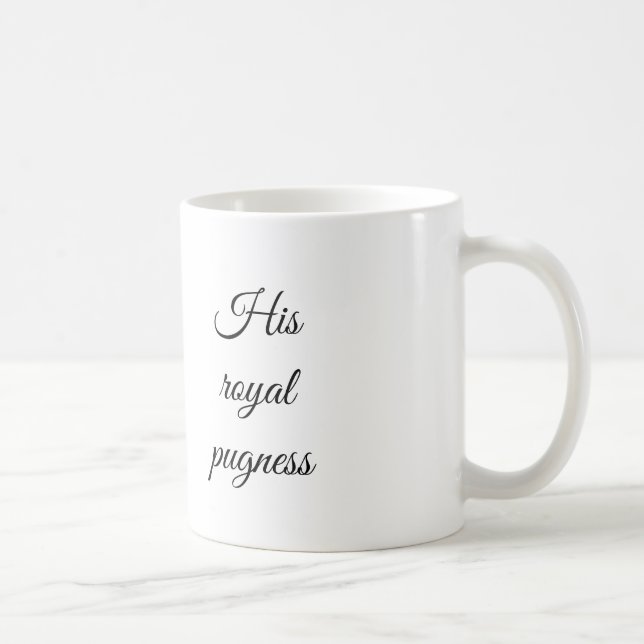 Caneca De Café Tasse mit Mops (Direita)