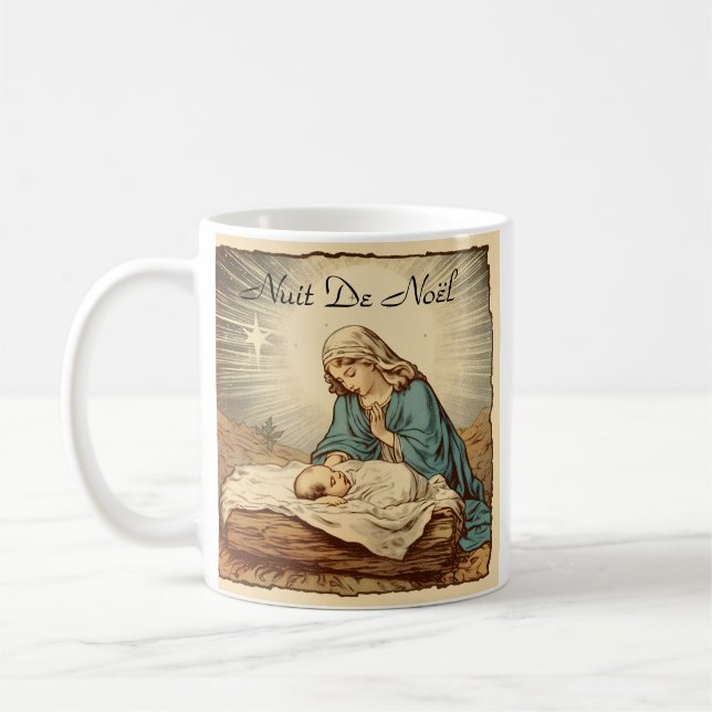 Caneca De Café Tasse Mug de Noël Vintage (Esquerda)