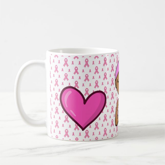 Caneca De Café Tasse Mug - Octobre Rose (Esquerda)