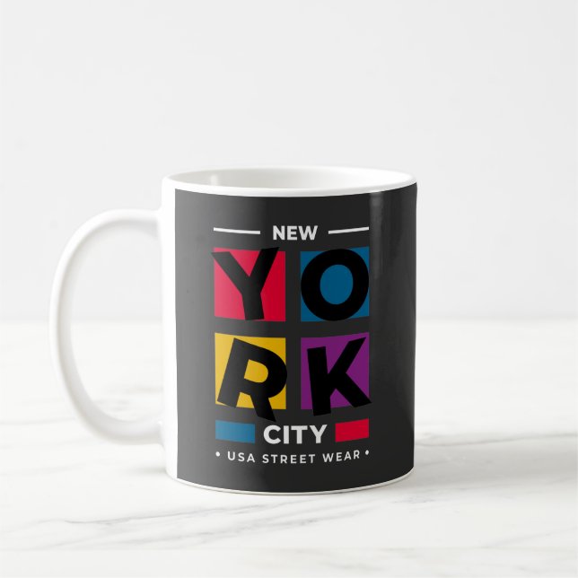 Caneca De Café Tasse New York Design (Esquerda)