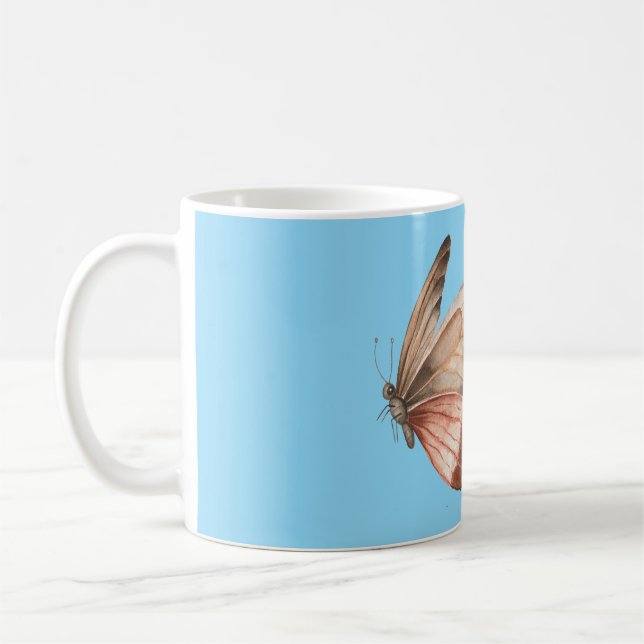 Caneca De Café Tasse "Papillon du Ciel Serein" (Esquerda)