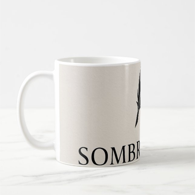 Caneca De Café Tasse Sombre Design (Esquerda)