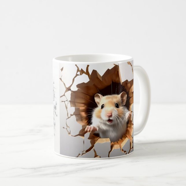 Caneca De Café Tasse souris & chat (Frente Esquerda)