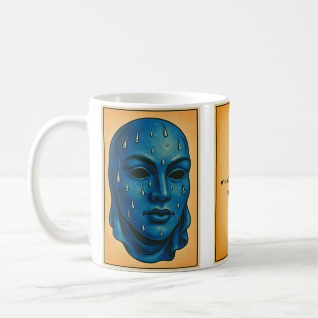 Caneca De Café Tasse triptyque masque  (Esquerda)
