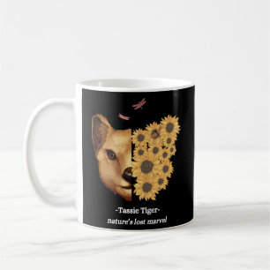 Caneca De Café Tassie Tiger Thylacine Tasmanian Wolf