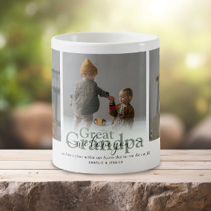 Caneca De Café Tataravô 'Nós Amamos Você' Colagem de 3 Fotos