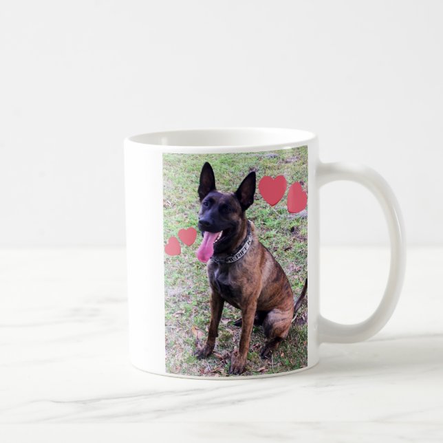 Caneca De Café Tater Mug De Equipe (K9 Tater) (Direita)