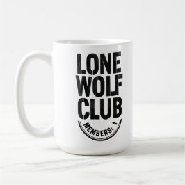 Caneca de Café Tático Lobo Solitário Veterano Mili